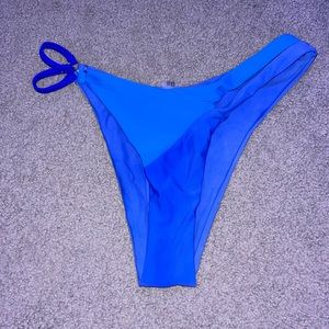 blue bikini bottom